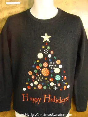 Happy Holidays! Tree Ugly Christmas Sweater
