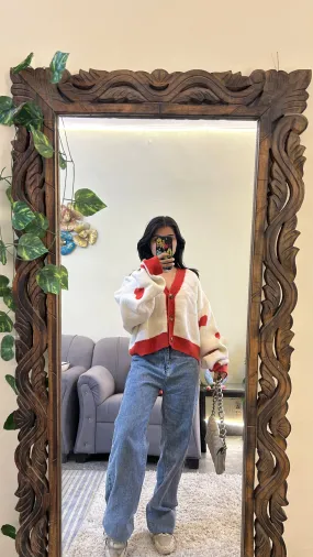 Heart cardigan L-XL