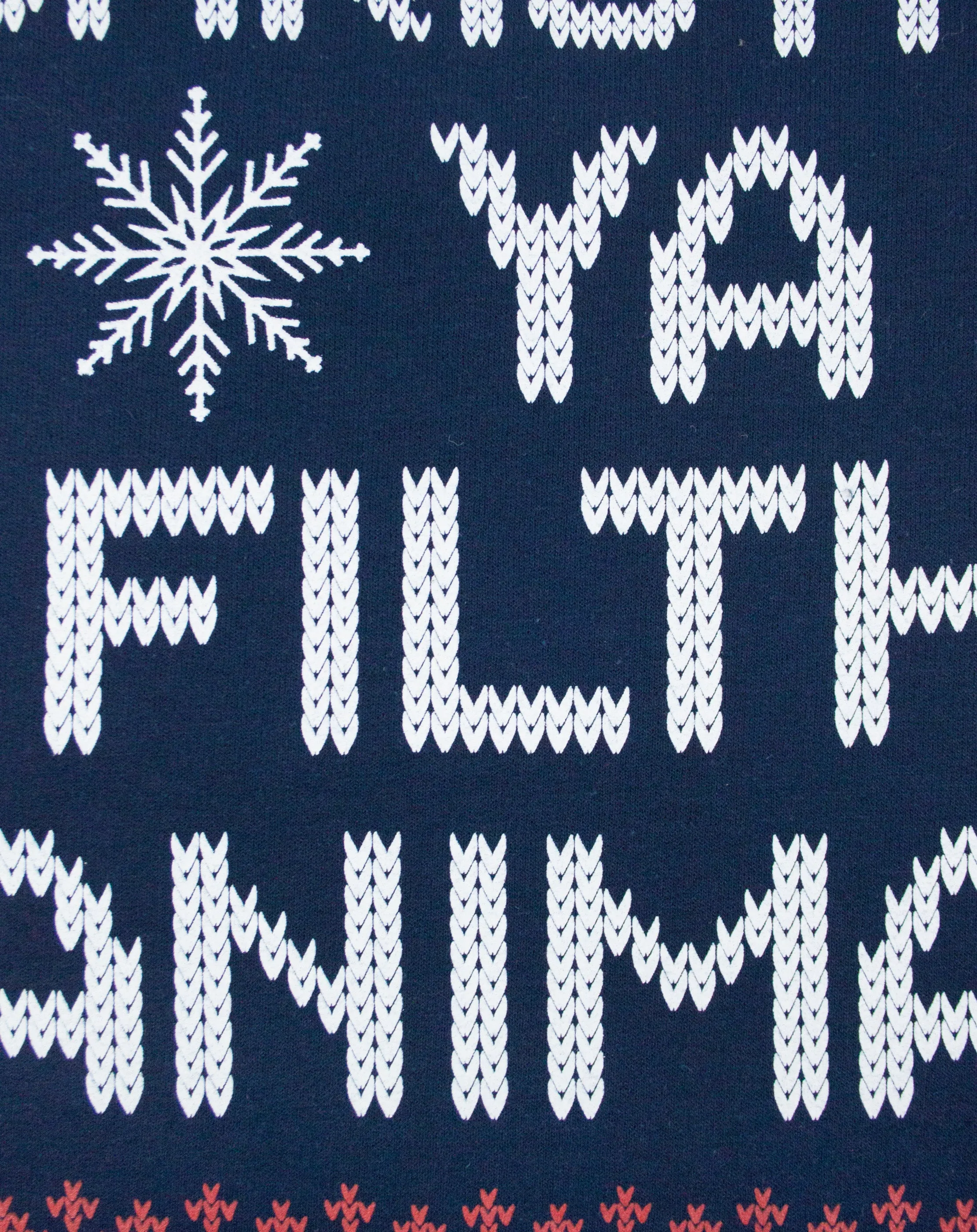 Home Alone "Merry Christmas Ya Filthy Animal" Men's Navy Christmas Jumper