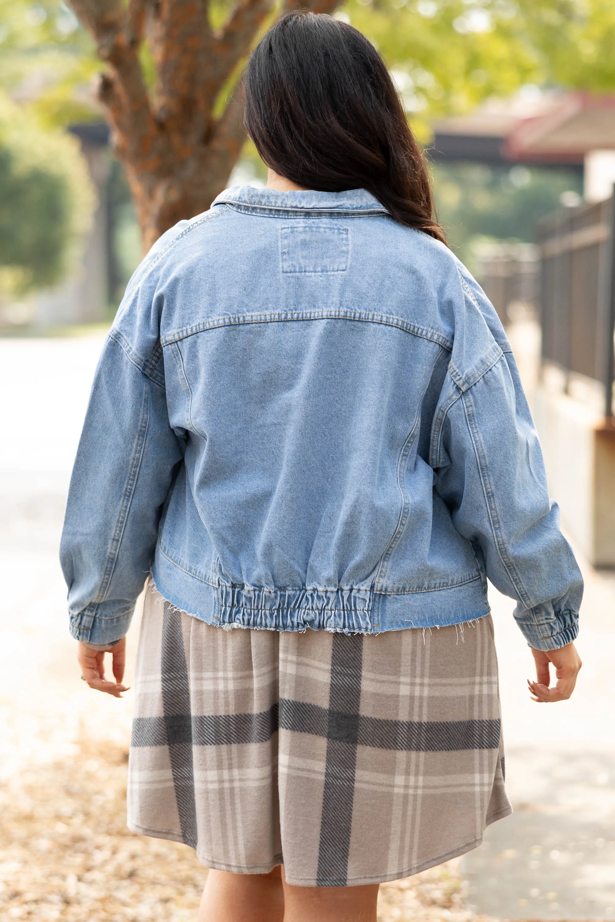 It All Starts Here Jacket, Medium Wash