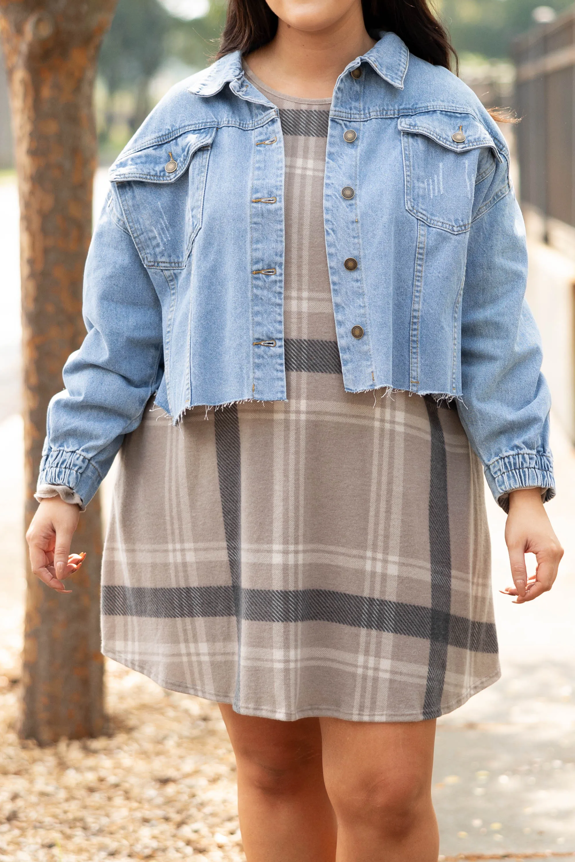 It All Starts Here Jacket, Medium Wash