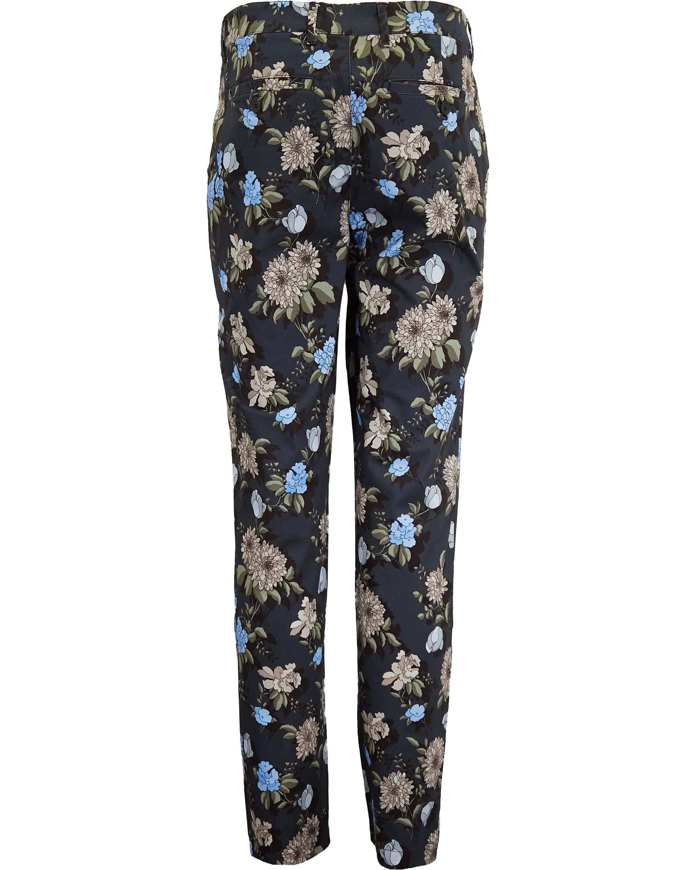 JACK AUGUSTUS FLORAL PANT - BLACK