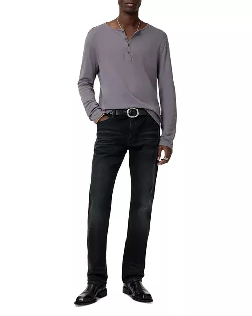 JOHN VARVATOS - WALDEN LONG SLEEVE HENLEY