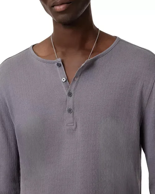 JOHN VARVATOS - WALDEN LONG SLEEVE HENLEY