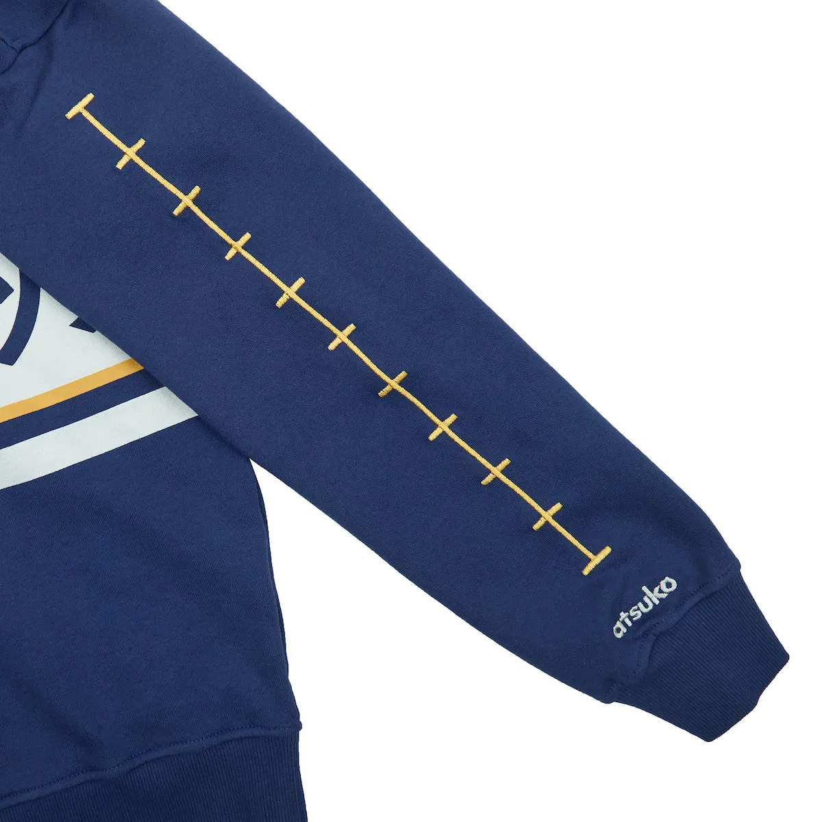 Kento Nanami Blue & Yellow Quarter-Zip Pullover