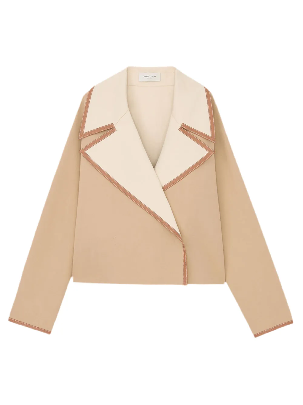 Lafayette 148 Reversible Wide Notch Lapel Jacket in Birch