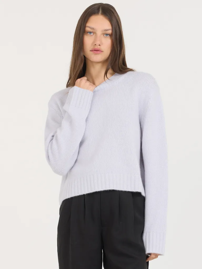 Levanzo Cashmere Pullover in Icy