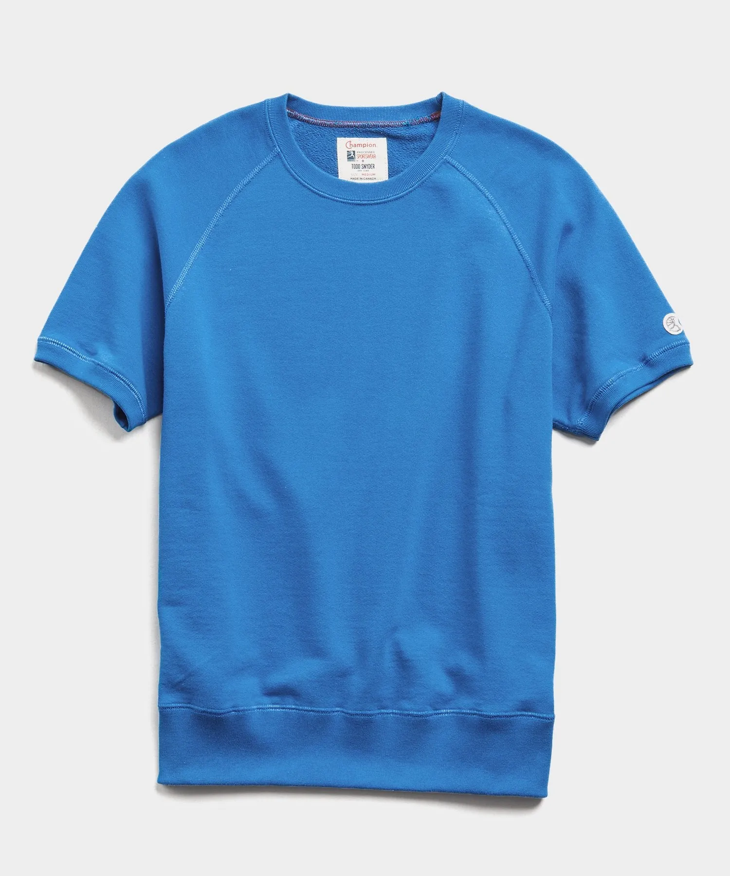 Lightweight Short Sleeve Sweatshirt in Yacht Club Blue