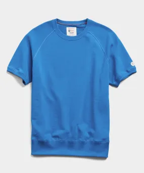 Lightweight Short Sleeve Sweatshirt in Yacht Club Blue