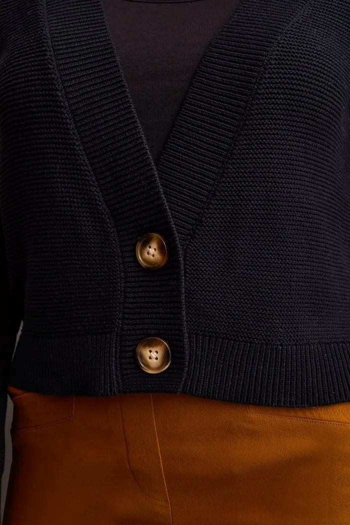 Long Sleeve Crop Sweater Cardigan
