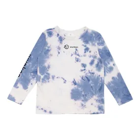 Longsleeve Base Layer Tie Dye Blue