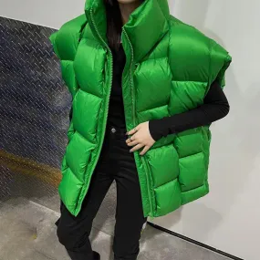 Loose Duck Down Vest