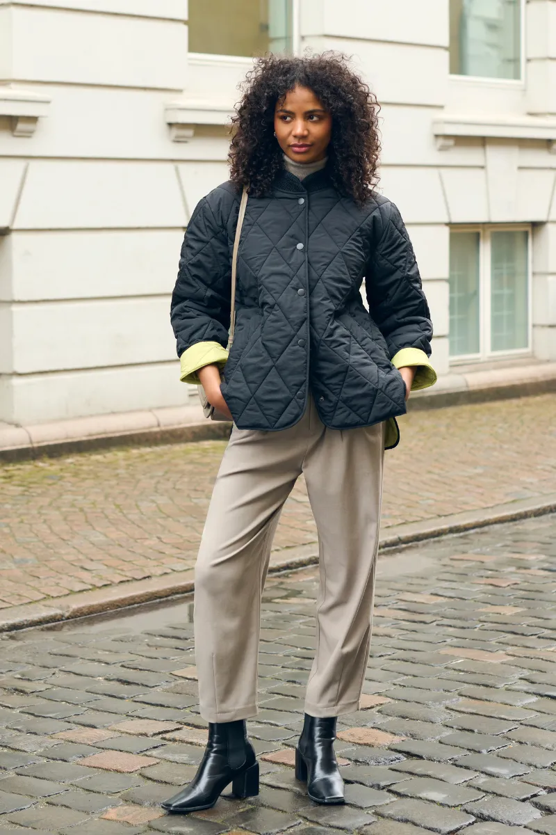 Lorena Quilted Jacket - Black