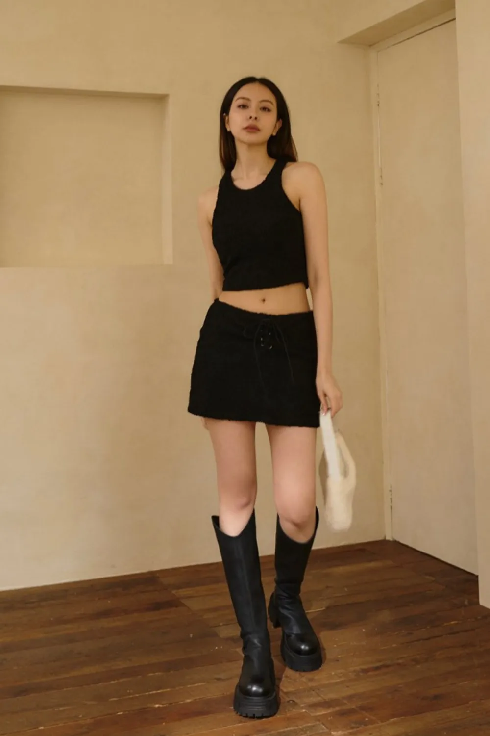 熊寶寶綁帶短裙<br>TEDDY MINI SKIRTS