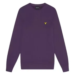 Lyle & Scott Branded Purple Pull-over Sweatshirt