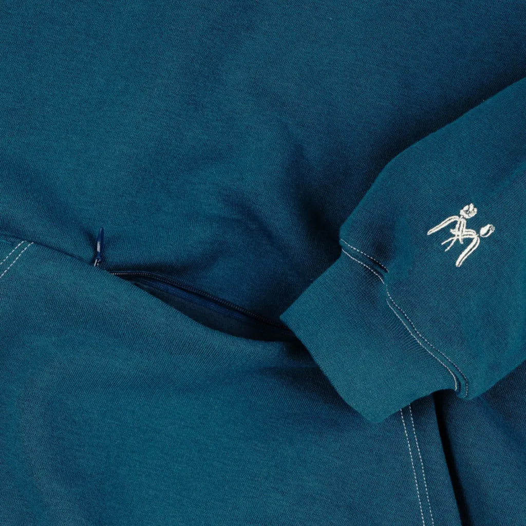 Magenta Skateboards - F.R.A Hooded Pullover Sweatshirt - Petrol Blue