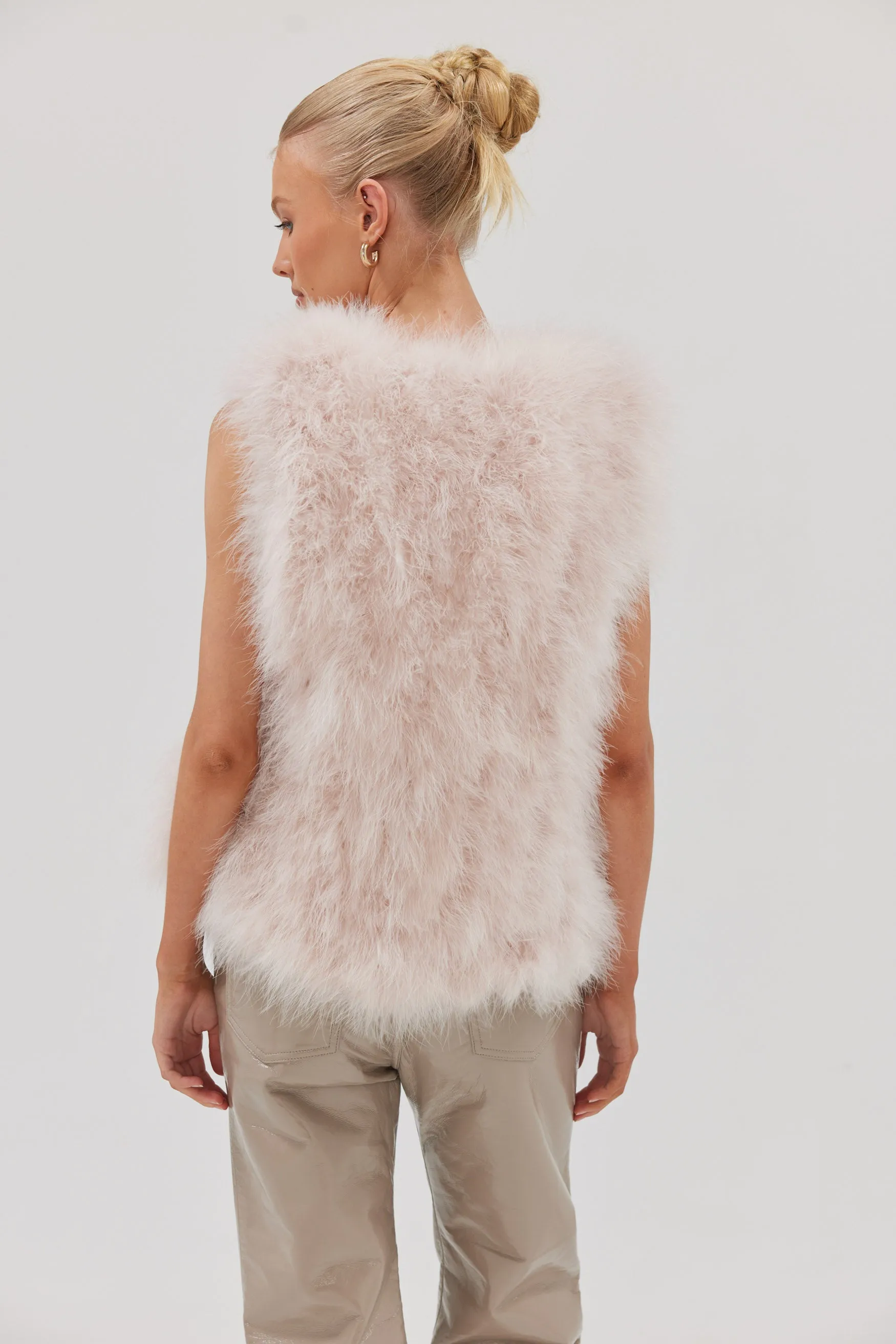 Manhattan Vest - Baby Pink