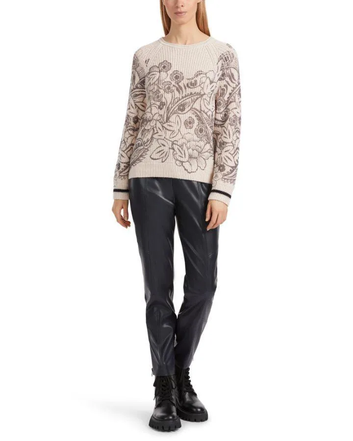 Marc Cain Embroidered Wool Pullover