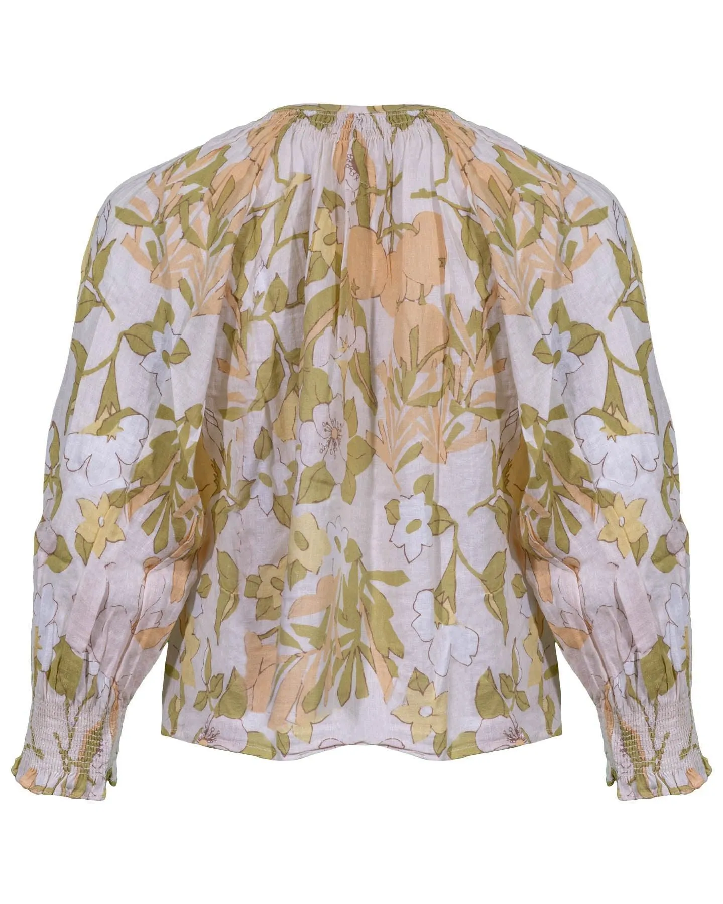 Mariah Citrus Floral Top