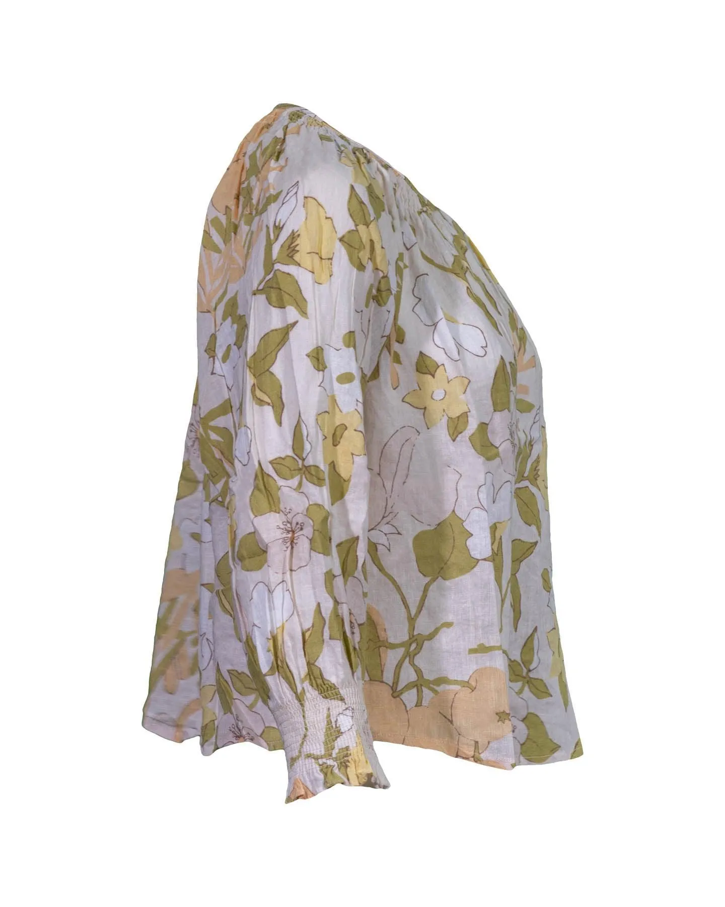 Mariah Citrus Floral Top