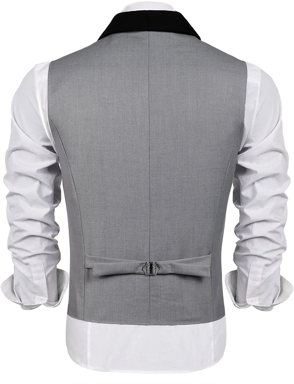 Men's Formal Lapel Sleeveless Slim Fit Suit Vest