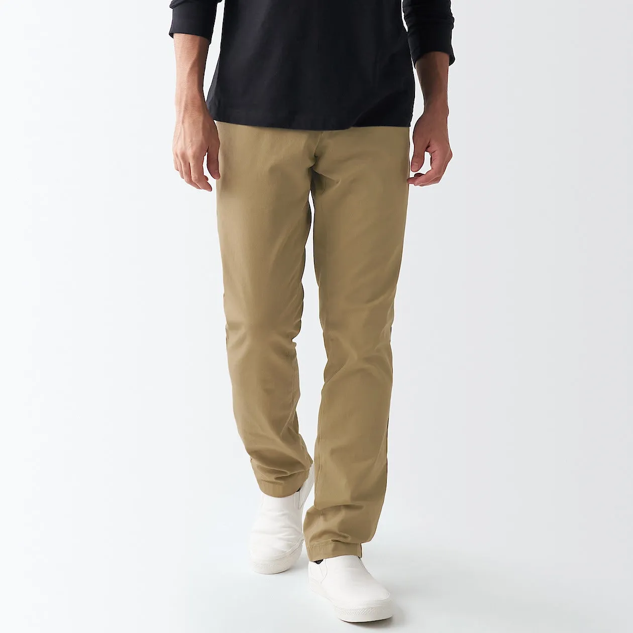 Men's Stretch Chino Slim Fit Pants (L 32inch / 82cm)