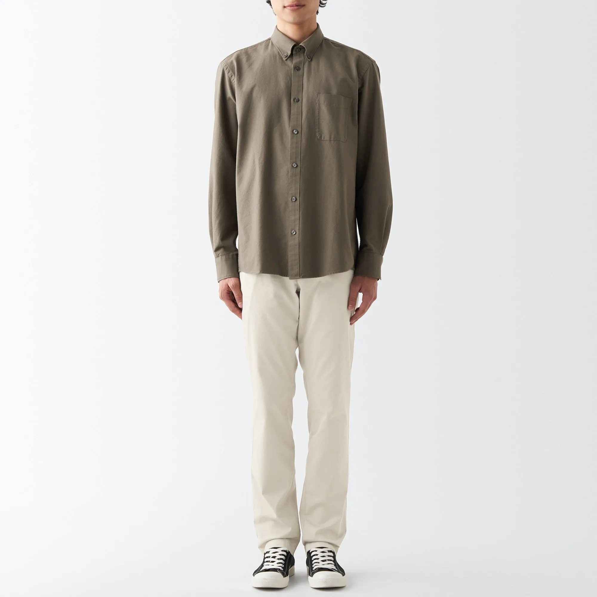 Men's Stretch Chino Slim Fit Pants (L 32inch / 82cm)