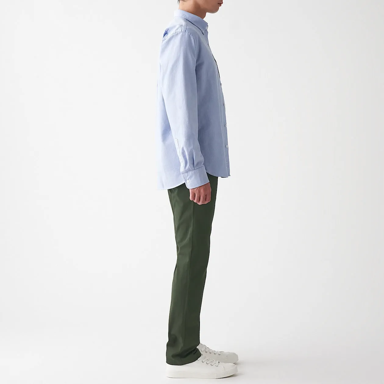 Men's Stretch Chino Slim Fit Pants (L 32inch / 82cm)