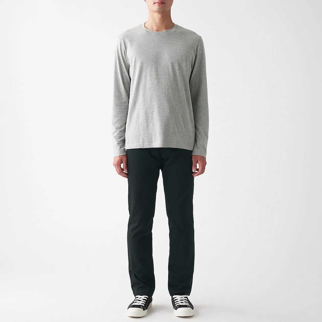 Men's Stretch Chino Slim Fit Pants (L 32inch / 82cm)