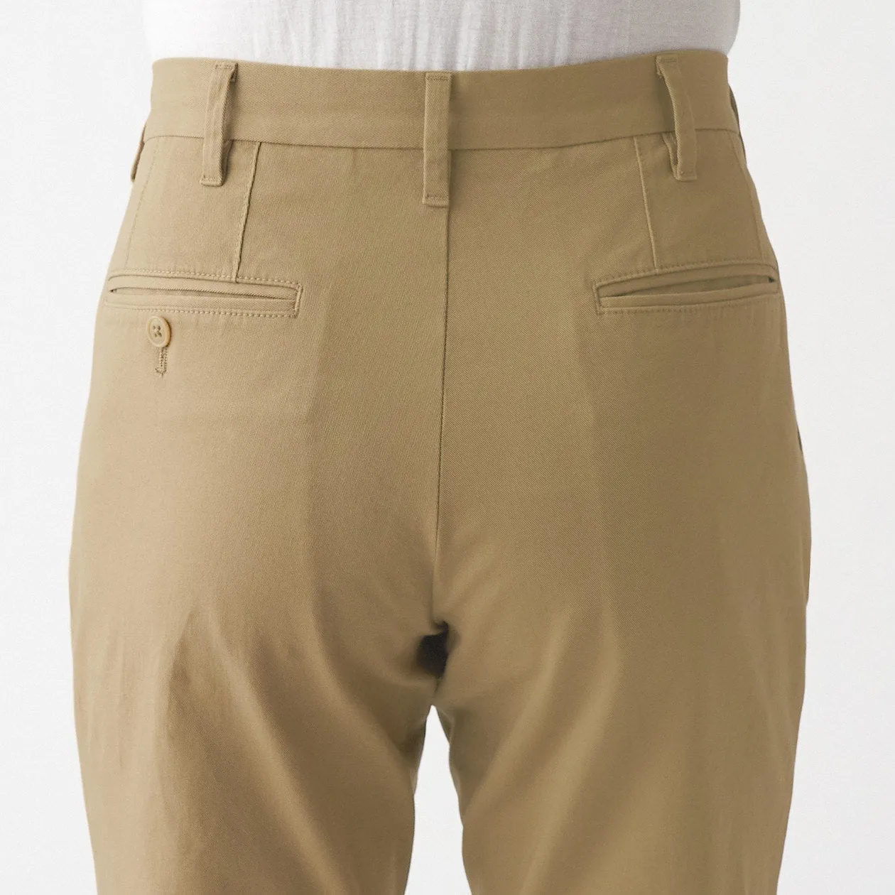 Men's Stretch Chino Slim Fit Pants (L 32inch / 82cm)