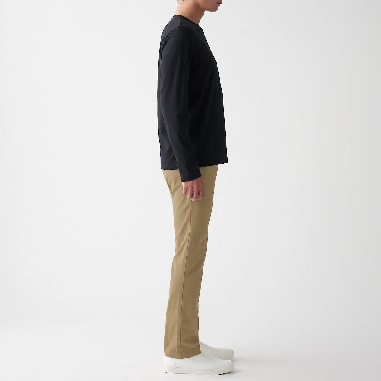 Men's Stretch Chino Slim Fit Pants (L 32inch / 82cm)