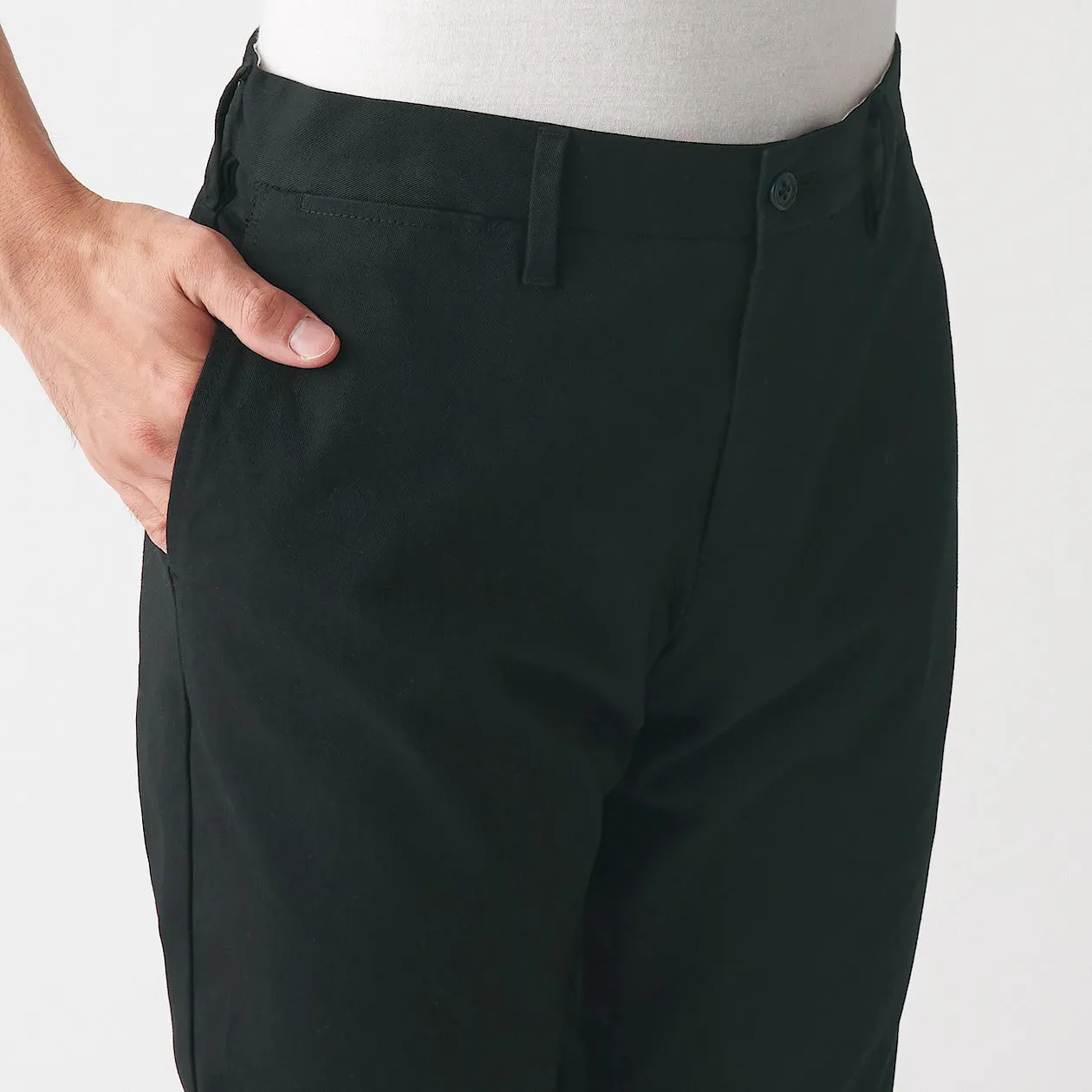 Men's Stretch Chino Slim Fit Pants (L 32inch / 82cm)
