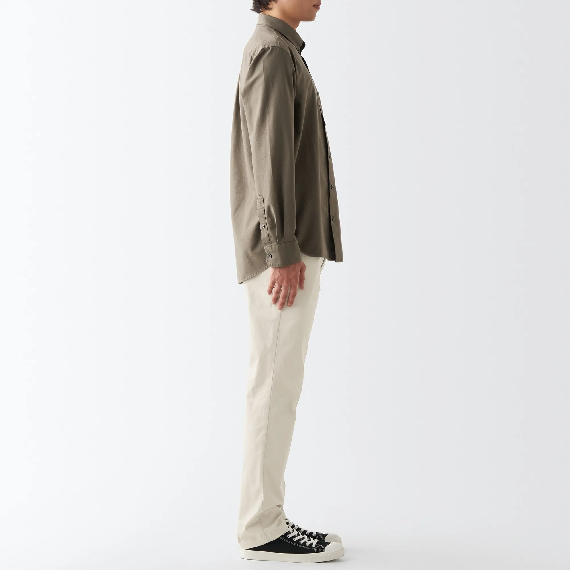 Men's Stretch Chino Slim Fit Pants (L 32inch / 82cm)