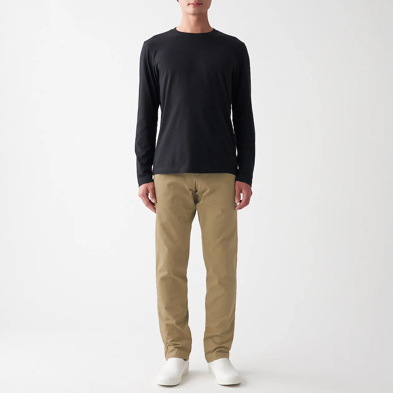 Men's Stretch Chino Slim Fit Pants (L 32inch / 82cm)