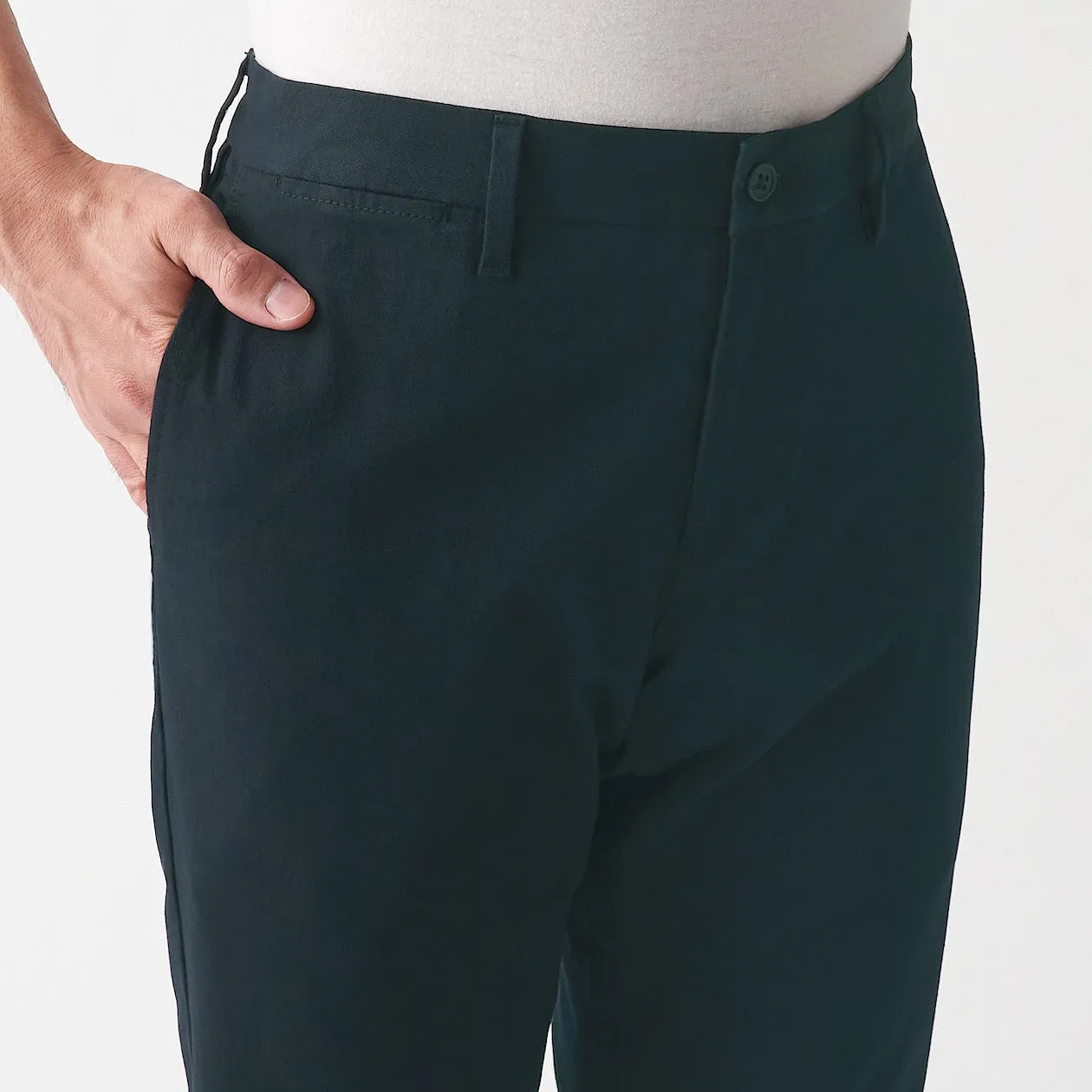 Men's Stretch Chino Slim Fit Pants (L 32inch / 82cm)