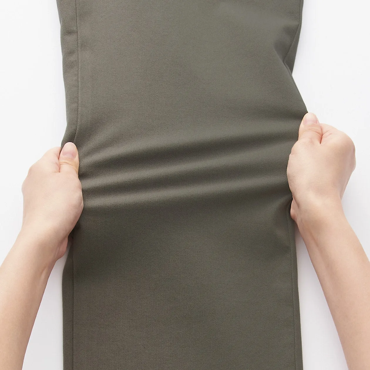 Men's Stretch Chino Slim Fit Pants (L 32inch / 82cm)