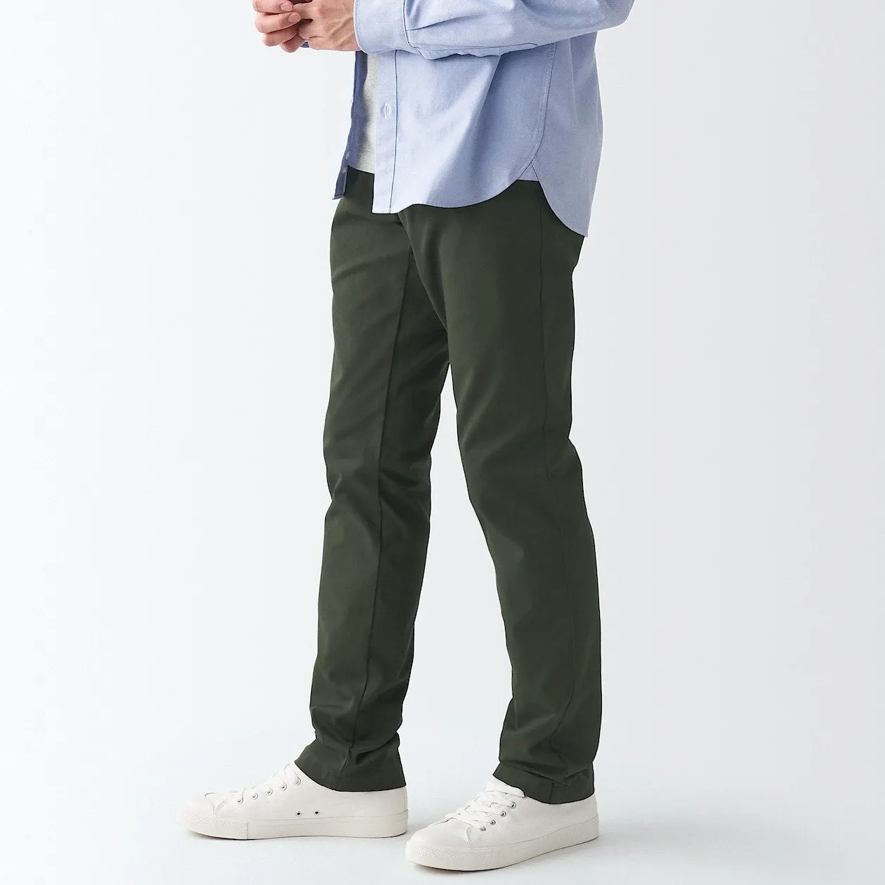 Men's Stretch Chino Slim Fit Pants (L 32inch / 82cm)