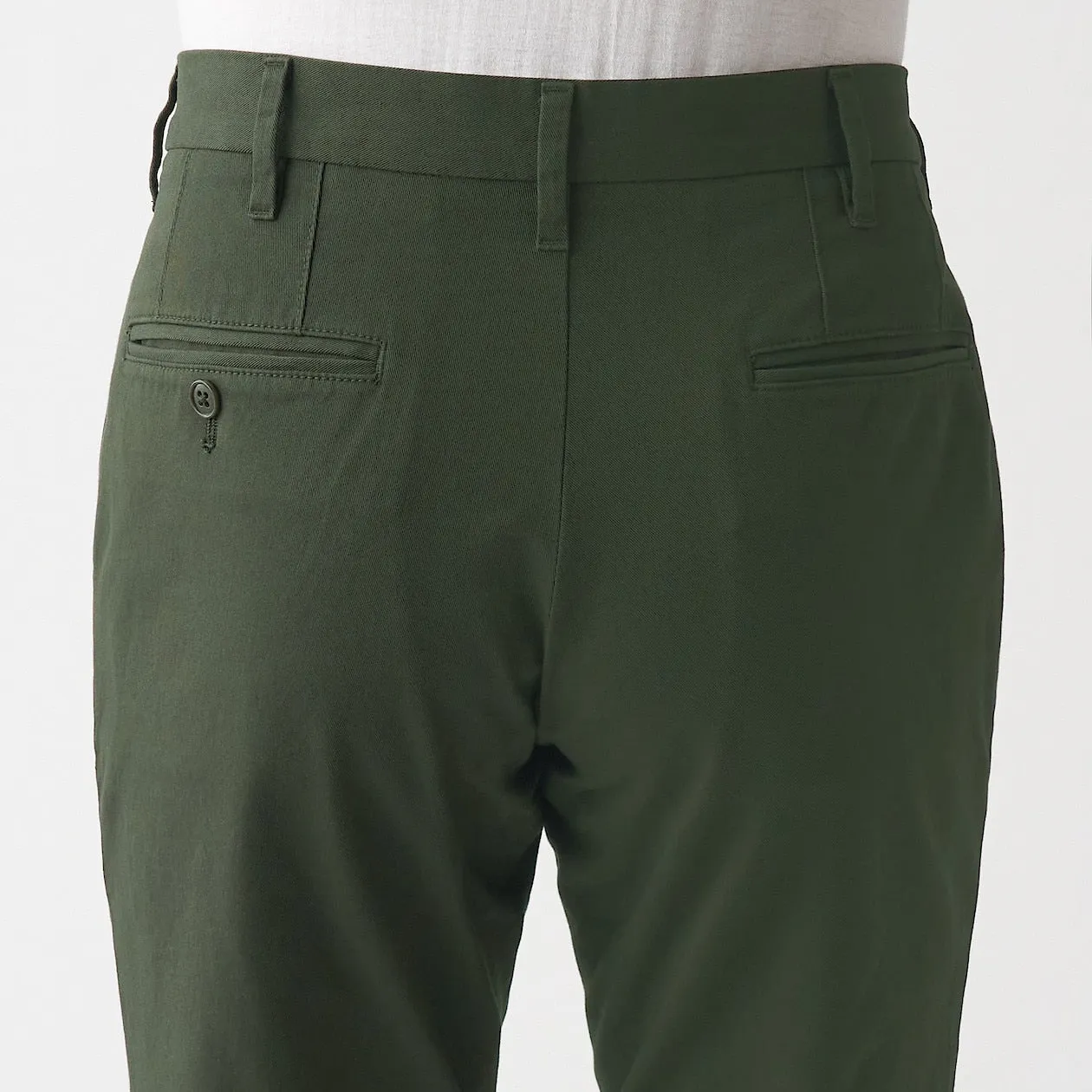 Men's Stretch Chino Slim Fit Pants (L 32inch / 82cm)