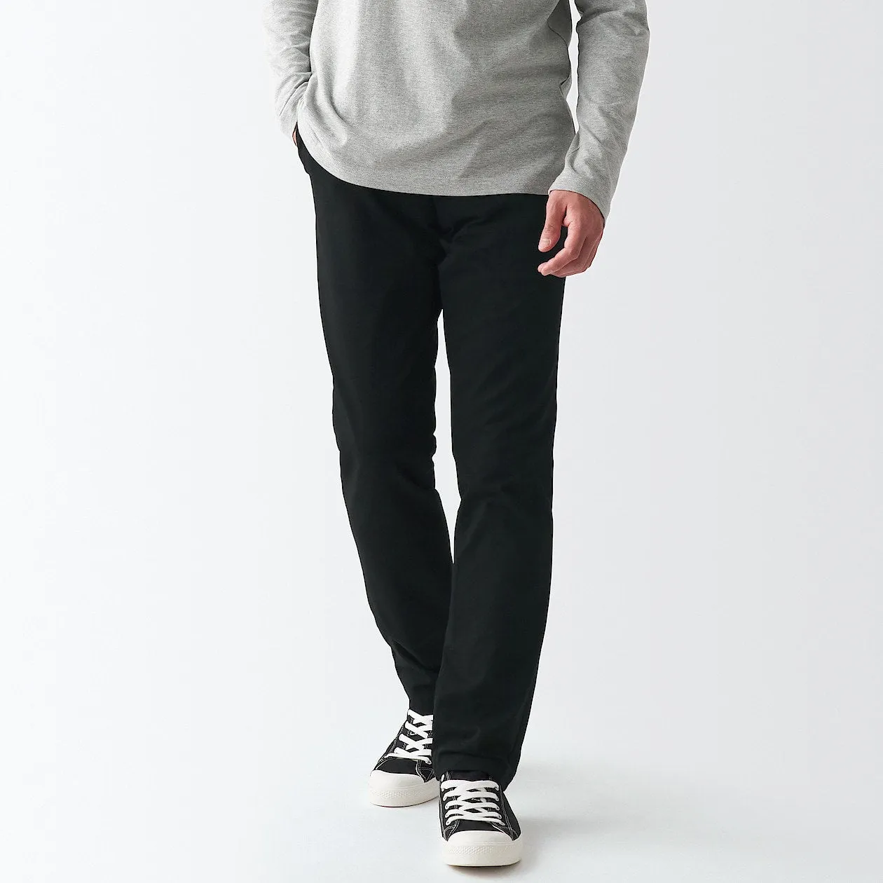 Men's Stretch Chino Slim Fit Pants (L 32inch / 82cm)