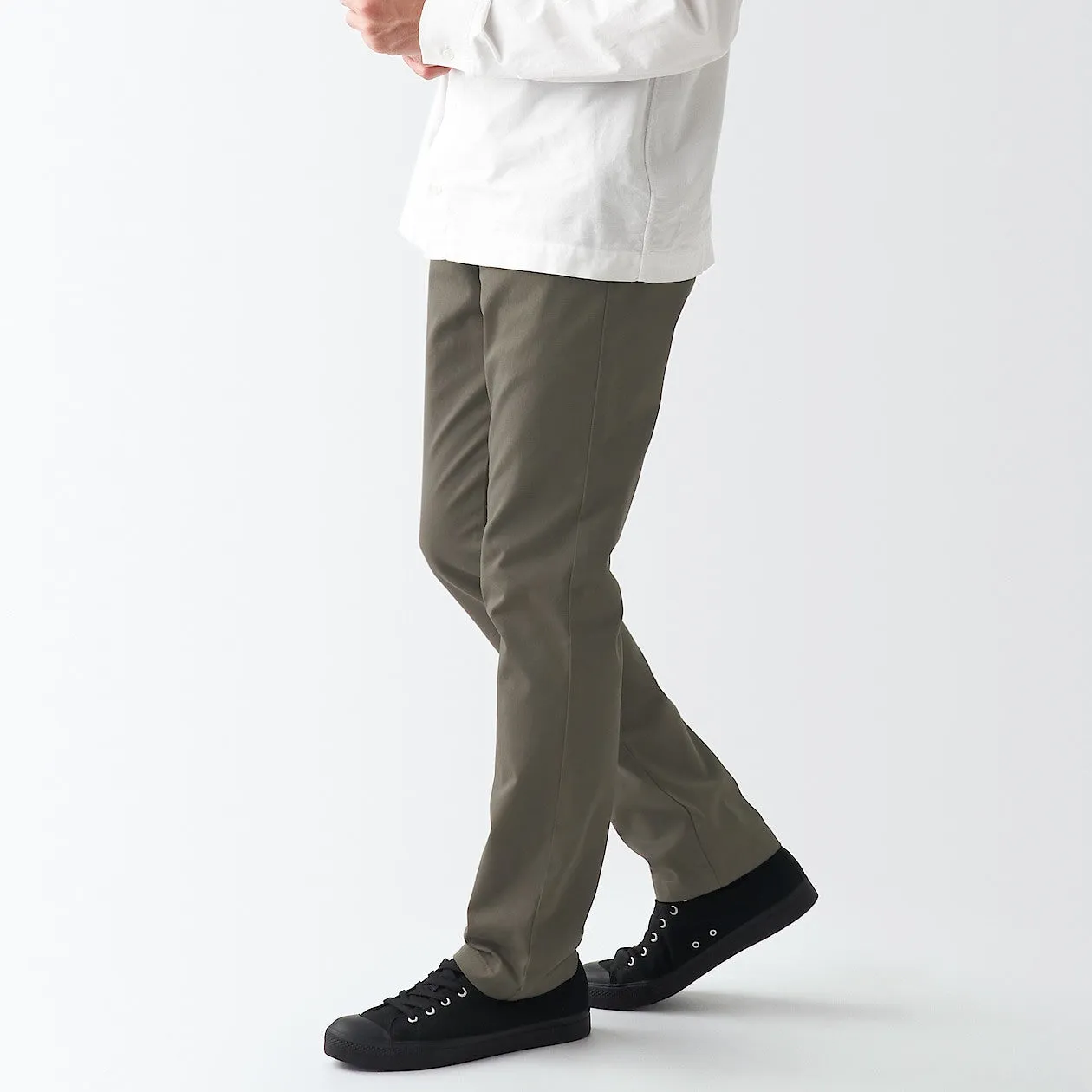 Men's Stretch Chino Slim Fit Pants (L 32inch / 82cm)