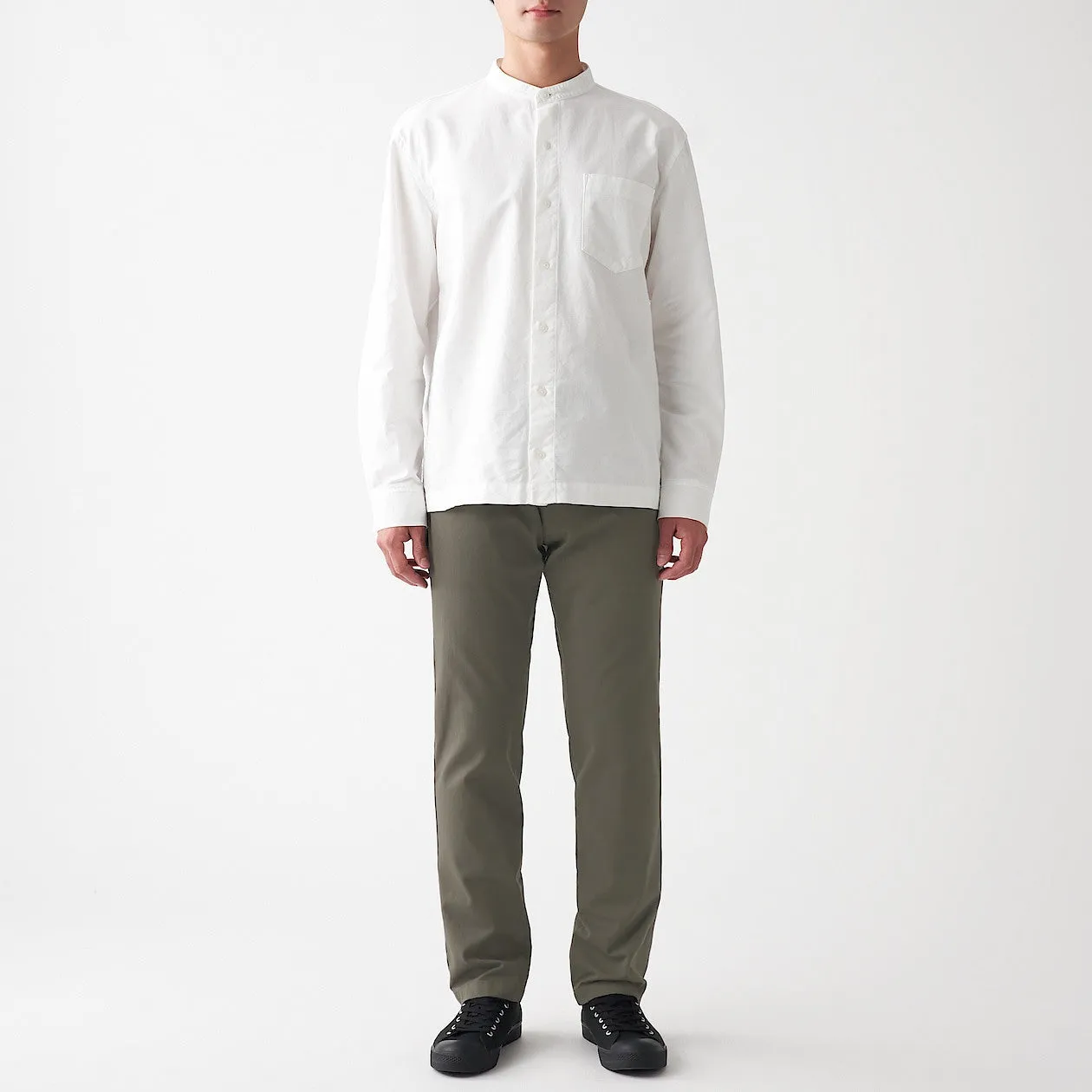 Men's Stretch Chino Slim Fit Pants (L 32inch / 82cm)