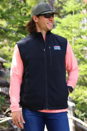 Men's Textured Performance Full Zip Vest