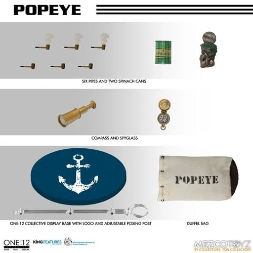 Mezco Toyz Popeye One:12 Collective Action Figure -ReRun