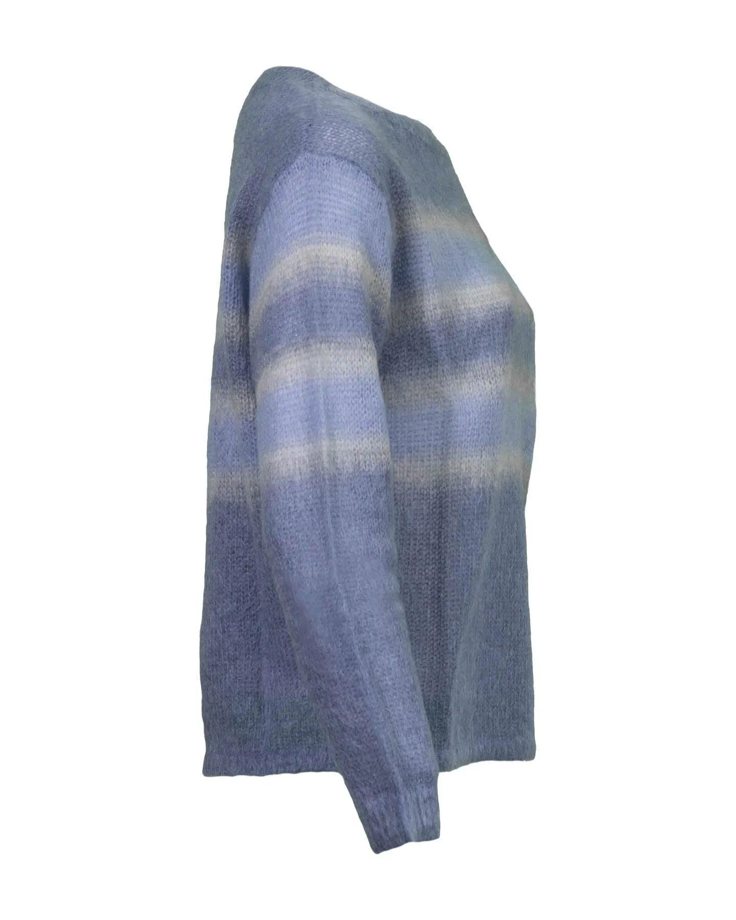 Mohair Wide Stripe Pullover