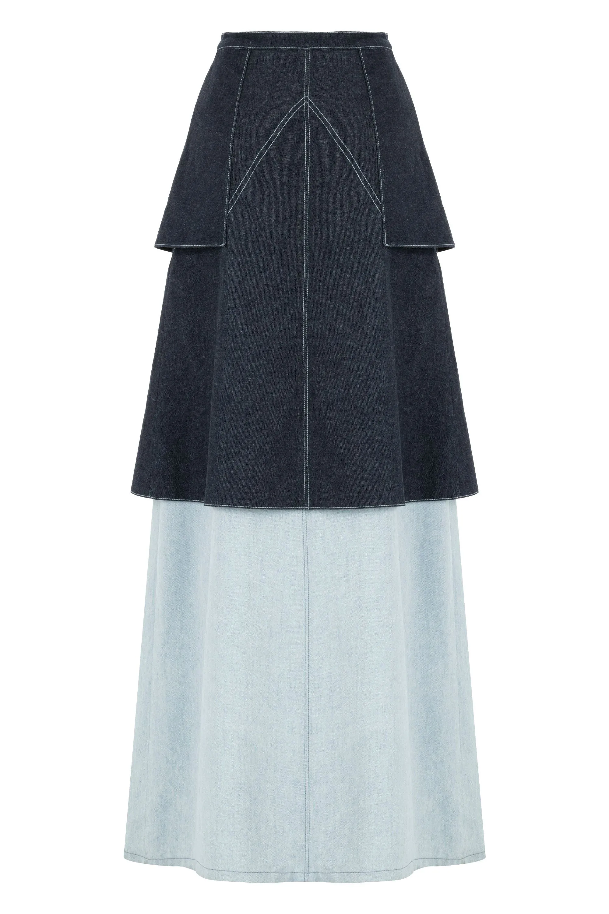 Monte Blue Long Skirt