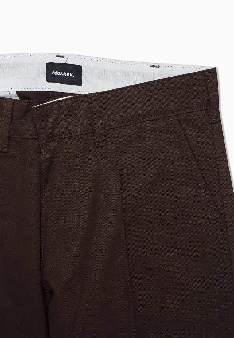 Moskav Garner Brown Chino Regular Work Pants
