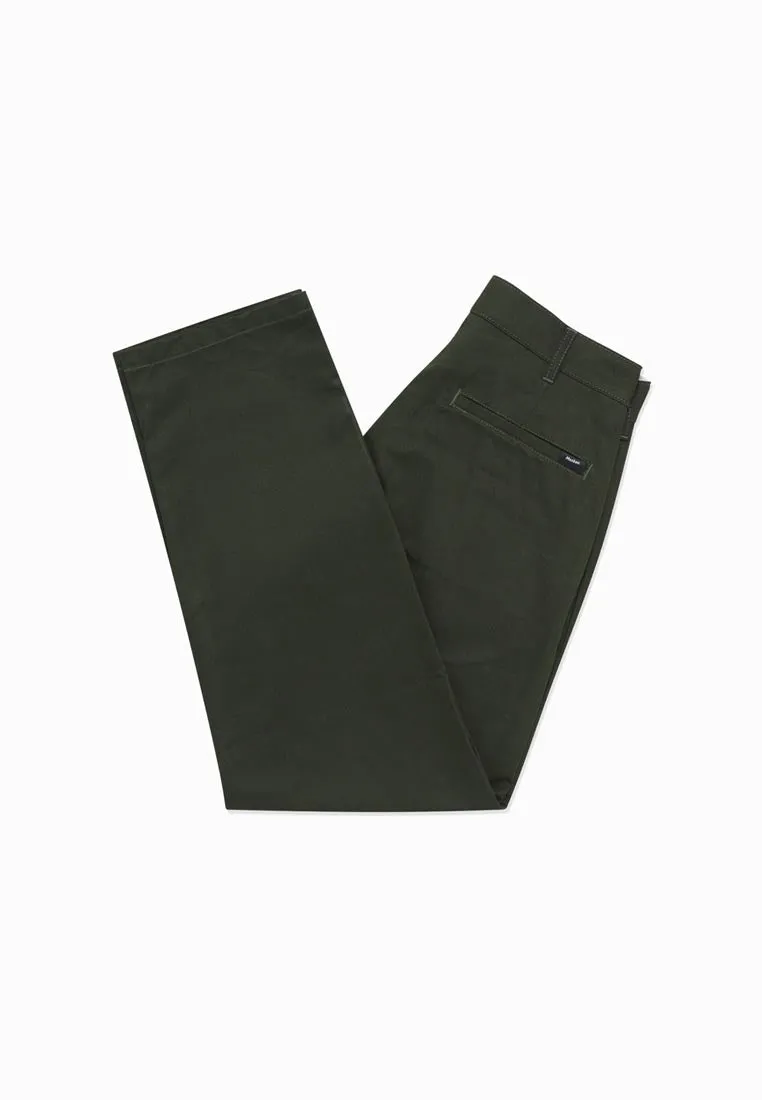 Moskav Garner Olive Chino Regular Work Pants
