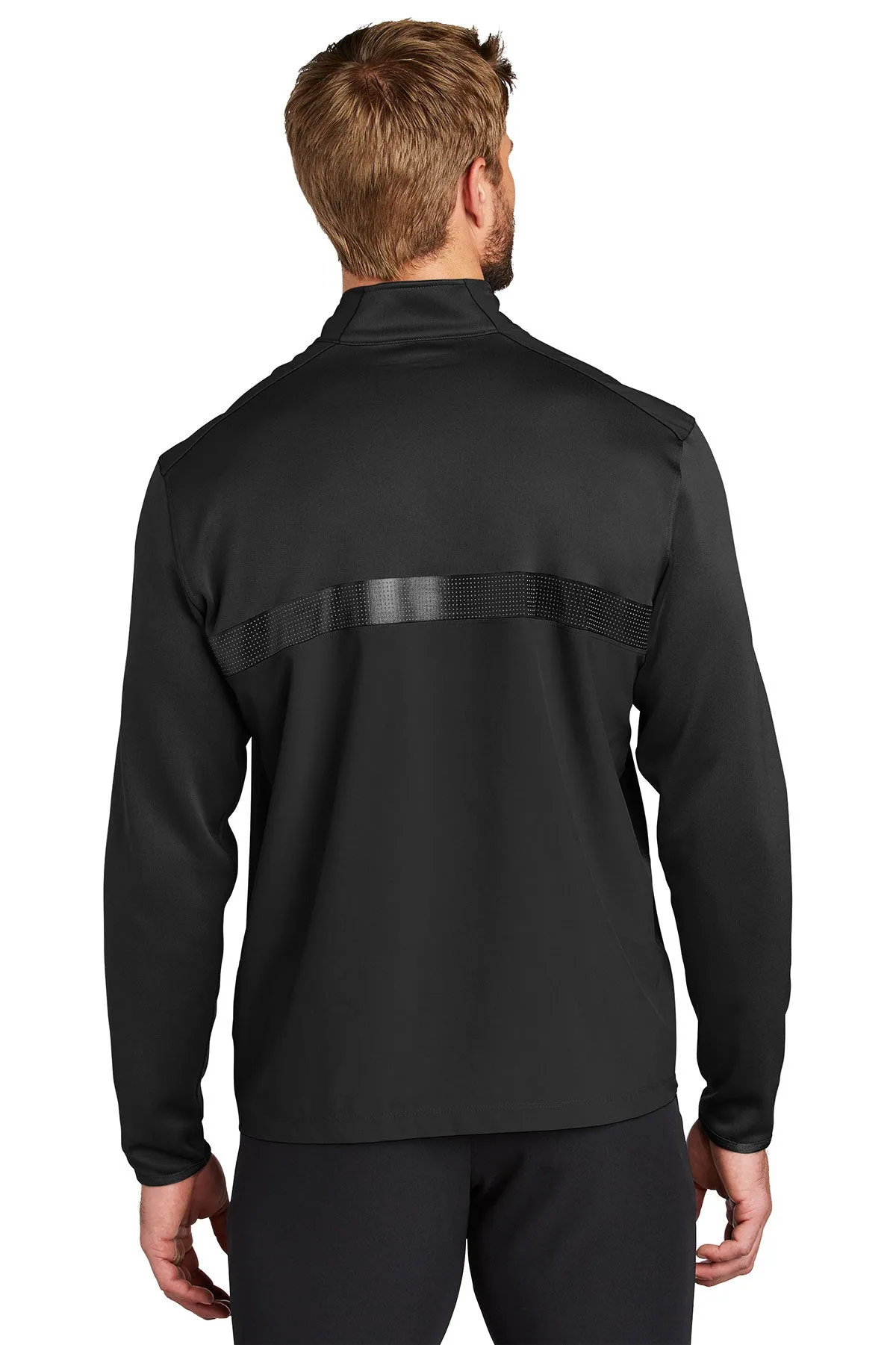 Nike Dri-FIT Fabric Mix Custom Quarter Zip Cover-Ups, Black