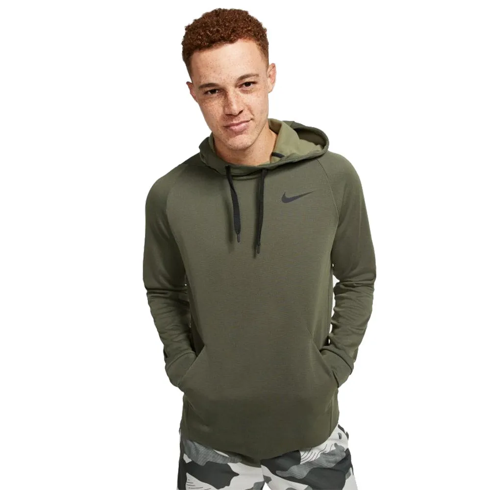 Nike Dri Fit Therma Fleece Veneer Mens Training Pullover Hoodie