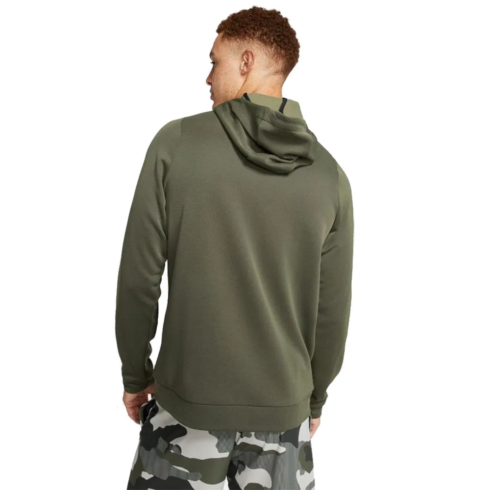 Nike Dri Fit Therma Fleece Veneer Mens Training Pullover Hoodie
